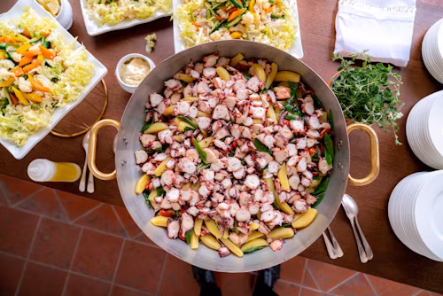 Korean BBQ spread