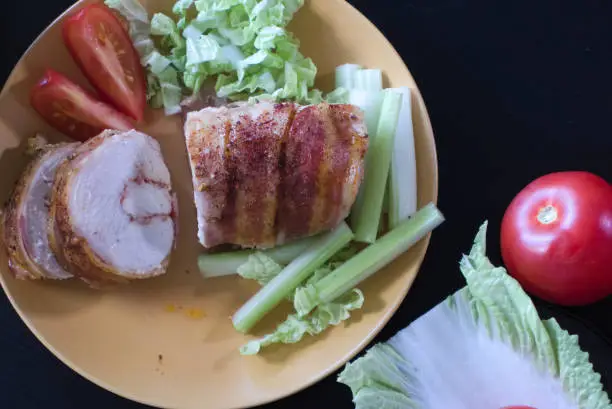 Bacon-Wrapped Stuffed Chicken